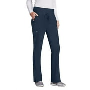 Barco One Women's 5-Pocket Knit Waistband Flare Scrub Pant - 5206