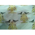 thumbnail image 4 of oneOone Cotton Silk Fabric Bird & Tree Block Decor Fabric Printed BTY 42 Inch Wide, 4 of 4