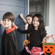 thumbnail image 5 of 2 bolsas de calabaza de Halloween Adepaton Bolsa de dulces práctica naranja y negro, 5 of 5