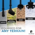 thumbnail image 2 of Collapsible Trekking Poles for Hiking I Aluminum Hiking Poles Ultra Lightweight, 2 of 6