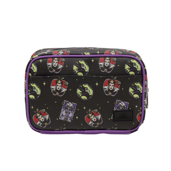 Impressions Vanity Villains Villaness Makeup Pouch With Silver Hardware, Polyester Lined Interior