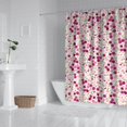 thumbnail image 3 of Waterproof Pioneer Shower Curtain 84x72 Inch Polyester Unique Colorful Floral Shower Curtain for Bathroom Hotel Home Decor with 12 Plastic Hooks, 3 of 5