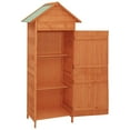 thumbnail image 4 of vidaXL Patio Storage Cabinet Brown 16.7"x25.2"x74.8", 4 of 8