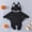 Black, variant on Zecgelong Baby Bat Hoodie Romper Jumpsuit Party Playwear Black Size 0-12M