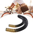 thumbnail image 6 of Bike Handlebar Tape Handle Wrap with Bar End Nonslip Comfortable Bar Tape Handlebar Tape for Biking Champagne, 6 of 10