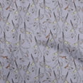thumbnail image 1 of oneOone Cotton Jersey Dusty Violet Fabric Floral & Craft Projects Decor Fabric Printed By The Yard 58 Inch Wide, 1 of 4