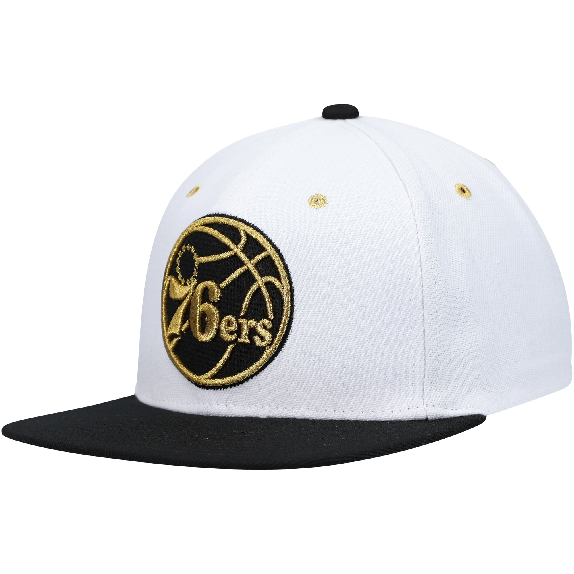Philadelphia 76ers Mitchell \u0026 Ness Gold 