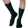 thumbnail image 2 of Heelbo Diabetic Socks for Sensitive Feet Without Elastic for Men and Women for Circulatory Problems, Edema and Neuropathy, Mild Compression, Black, Large, 2 of 7