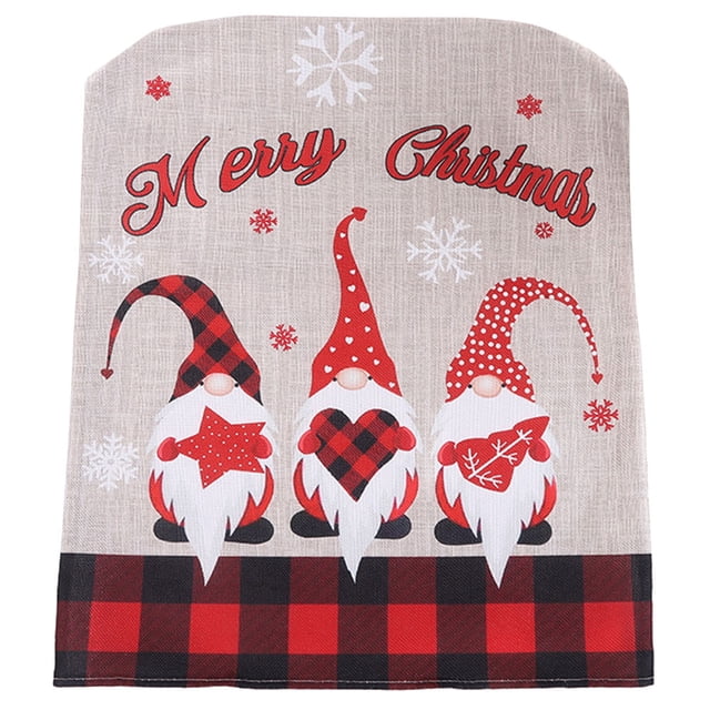 Portada de la silla de comedor de Navidad Cubierta de la silla de decoración de Navidad para la silla de fiesta de Navidad