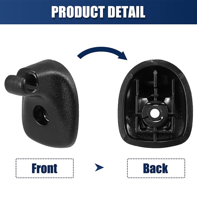Maoww Sun Visor Clip Front Visors Holder Waterproof Durable Retainer Clips Premium Replacement Clamp for Auto Accessories 2PCS