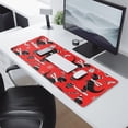 thumbnail image 2 of Long Mouse Pads for Desk,Red Cartoon Dinosaurs Skiing Pattern Desk Mats on Top Of Desks, Desk Mouse Pad Extra Large with 3mm Non-Slip Base and Stitched Edge for Gaming,Office,Work,Home 31.5"x11.8", 2 of 6