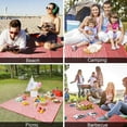 thumbnail image 5 of Waterproof Picnic Blanket 59x79In, Foldable Outdoor Mat with Carry Handle for Camping, Beach, Park and Travel, 5 of 7