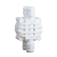 thumbnail image 1 of 2 válvulas de cierre automático de 4 vías de 1/4 de pulgada, accesorios a presión para sistema de filtro de agua por ósmosis inversa, 1 of 5