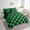 Green Black, variant on Erosebridal Check Plaid Bedding Sets King Size, Geometric Comforter Sets with Sheets, Farmhouse Gingham Decor, Reversible 7 Pieces