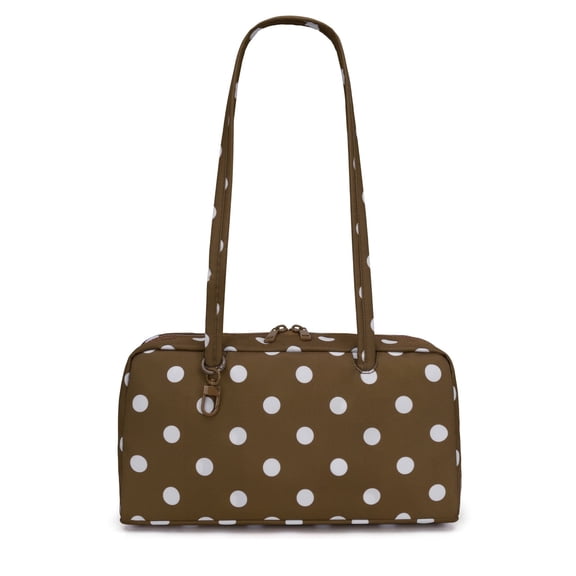 Tote Bags Polka Dot Nylon Bowler Bag for Women Hobo Bags Large Shoulder Bag for Travel Work College