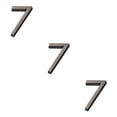 thumbnail image 4 of bedienty Office Plastic 3D Door Signs Indoor Address Plaques Plate Meeting Room Number 7 3Set, 4 of 6