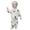 B-White, variant on TBWNWG 2 Piece Toddler Boys Girls' Winter Pajama Set Warm Matching Sleepwear Set Tops Pants,Girls' Clothing Sets Beige,5-6 Years