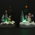 thumbnail image 2 of FELTECHELECTR 2 piezas 3D vívidas y delicadas decoraciones para el hogar, adornos de escritorio, diseño de escena navideña., 2 of 3