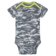 thumbnail image 4 of Onesies Brand Bebé 3 Monos 3 Pantalones Conjunto Mix n Match Recién Nacido hasta 12M Gris Verde Camo Dino 3-6 Meses, 4 of 5