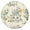236, variant on Round Fitted Tablecloth with Floral Texture Print, Elastic Edge for Snug Fit, Durable Water-Resistant Polyester, Fits 44-52 Inch Round Table