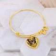 thumbnail image 3 of Autism Butterfly bracelet - Heart Bangle Bracelet (Personalized Engraving Option), 3 of 5