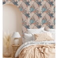 thumbnail image 2 of Leaves Pattern Wallpaper Pre-Pasted - 25"W x 225"H, 2 of 3