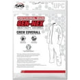 thumbnail image 3 of Gen-Nex Professional Grade Disposable Coverall, Full Zipper Front, Elastic Wrist and Ankles, Microporous Polyethylene Coated Polypropylene Work Coveralls for Painting, Automotive, MRO (4X-Large), 3 of 3