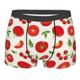 thumbnail image 4 of Goofa Fresh Red Tomato Printed Men's Boxer Briefs Underwear, Moisture-Wicking Underwear, Trunk,Soft and Breathable Cotton Underwear-Medium, 4 of 9
