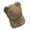 Camel, variant on Adult Plush Baseball Caps Winter Windproof Hat Cute Bear Ear Decor Duckbill Caps