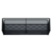 HONITANO Bathroom Shelving Unit Iron Black 1 Set 11.4X5.5X5.5in Wall-Mounted Home Organization