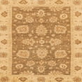thumbnail image 1 of Ahgly Company Indoor Square Abstract Orange Abstract Area Rugs, 4' Square, 1 of 6
