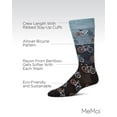 thumbnail image 3 of MeMoi Bicycles Patterned Bamboo Blend Men's Crew Sock - Mens - Male, 3 of 10