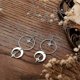 thumbnail image 5 of Pendientes GÓTICOS bohemios de sol y Luna yuxing, 5 of 5