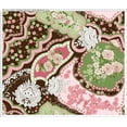 thumbnail image 2 of Chiffon Printed Valencia Floral Sheer Woven Dress Top Skirt Sewing Fabric (B/PEACH, ByYard), 2 of 4