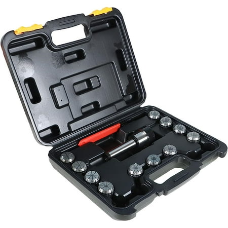 

waltyotur MT3 Shank ER32 Collet Chuck Tool Holder Set with 11Pcs ER32 Collet Set and Box Fit for CNC Engraving Machine and Milling Lathe Tool (MT3 ER32)