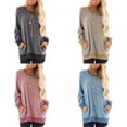 thumbnail image 4 of SHEMALL Women Sweater Long Sleeve Pullover Jersey Pocket Casual T-shirt, 4 of 4