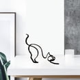 thumbnail image 4 of Escultura Artística, Estatua de Diseño Simple, Estatuil de Perros Y Gatos, Decoración Geométrica de para El Hogar, Regalos, , El 11x16x0.5cm A perfecl Estatuilla de animales, 4 of 8