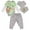 Green/White/Grey, variant on STAR WARS Baby Yoda Boys' 3 Piece Long Sleeve Bodysuit Pull-on Pants and Accessory Green/White/Grey, 3-6 Months