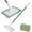 Only Mop, variant on Snap Grip Mini Mop - Cloth Changing Mini Mop + Magic Cleaning Cloth*5, Automatic Gripping or Releasing, 360° Rotating Head & Universal Compatibility,Wet/Dry Use for Multi Cleaning