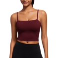 thumbnail image 1 of Top Deportivo CRZ YOGA Butterluxe Cami Crop Rojo Merlot Talle Large, 1 of 6