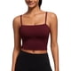thumbnail image 1 of Top deportivo CRZ YOGA Butterluxe Cami Crop escote cuadrado rojo XL, 1 of 6