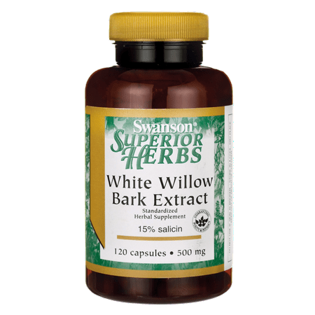 Ladies Aged Bark - Swanson White Willow Bark Extract 500 mg 120 Caps