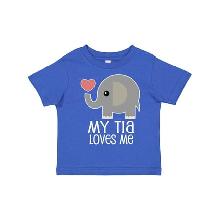 

Inktastic My Tia Loves Me Grandchild Gift Toddler Boy or Toddler Girl T-Shirt