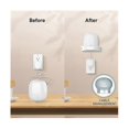 thumbnail image 3 of For Google Nest WiFi Pro Wall Mounting Bracket Intelligent Speaker Wall Storage Bracket Base, 1 PCS, 3 of 5