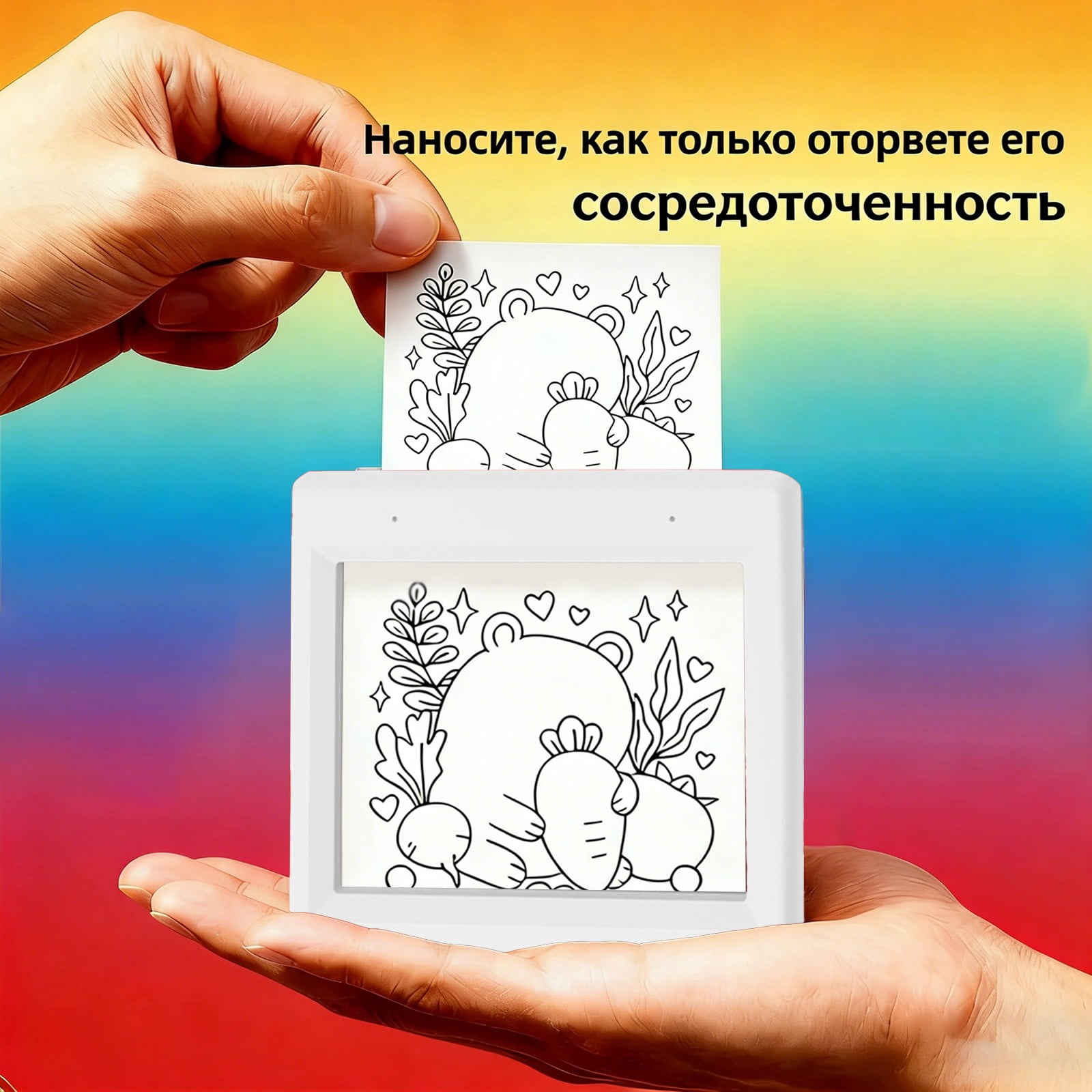 AI Voice-Powered Sticker Maker,Portable Thermal Printer with 4 Art Modes,Reusable Smart Inkless Sticker Maker,3.19x3.5x3.7 inch Custom Sticker Machine Box for Journaling,DIY Crafts (Red)