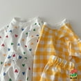 thumbnail image 5 of XDZJLR Ensemble de Pyjama 2 Pcs pour Filles, Manches Courtes, Organique, 5 of 5