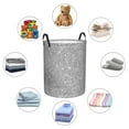 thumbnail image 6 of Daiia glittersilver Laundry Hamper With Handles Large Storage Basket/Toy Organizer/Dirty Clothes Collapsible Waterproof For College Dorms, Bedroom,Bathroom, 6 of 8