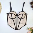 thumbnail image 1 of Folding Elastic Small Suspender Youthful Short Fishbone Tube Top for Enhanced and Comfort, 1 of 4