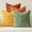 Rust-green, variant on SUSIELADY Throw Pillow Covers 18x18 Inch Set of 4, Modern Boho Farmhouse Nordic Double-Sided Decorative Cushion Covers, Soft Corduroy Pillow Cases for Couch, Sofa, Bed, Living Room, Orange/Teal