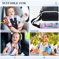 thumbnail image 5 of 2-Pack Seat Belt Covers with Flannel Seatbelt Shoulder Strap Case Adjustable Straps Soft Padding for Car Whimsical Candyland Scene Medium, 5 of 8
